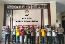 Pawai Akbar Piala Dunia di Sanana, Polres Perketat Pengawasan Keamanan