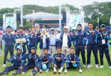 Hadiri Pembukaan Porprov V Malut, Wabup Halteng Kobarkan Semangat Atlet