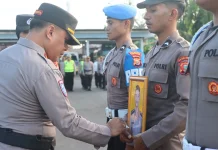 Pimpin Upacara PTDH, Kapolresta : Kami Komitmen Jaga Integritas dan Marwah Polri