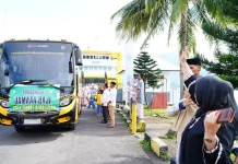 Pemkot Tidore Sambut Kepulangan 114 Jamaah Haji, Seluruhnya Tiba dengan Selamat