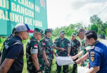 Kasdam Pattimura Tinjau Lokasi Calon Kodam Maluku Utara
