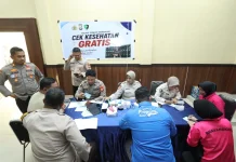 Bakti Kesehatan Polresta Tidore Meriahkan HUT Bhayangkara