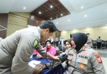 Donor Darah dan Cek Kesehatan Meriahkan HUT Bhayangkara