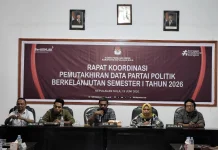 KPU Kepulauan Sula Gelar Rakor Pemutakhiran Data Parpol