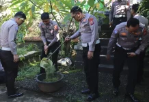 Bakti Religi Ditlantas Warnai Hari Bhayangkara Ke-80