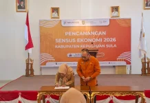 Bupati Kepulauan Sula Canangkan Pelaksanaan Sensus Ekonomi 2026