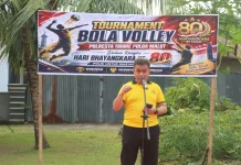 Meriahkan Hari Bhayangkara Polresta Tidore helat Turnamen Bola Voli