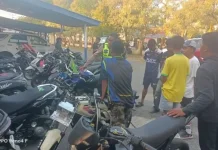 Pakai Knalpot Brong saat Pawai, Belasan Motor Fans Brazil Diamankan Polres Sula