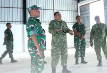 Dandim 1505/Tidore Sambut Tim Wasev Pembangunan KDKMP di Kota Tidore Kepulauan