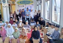 Kemenag Halut dan Baznas Santuni Anak Yatim dan Disabilitas