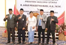 Sekda Halteng Hadiri Pengukuhan Kepala BPKP Malut, Perkuat Sinergi