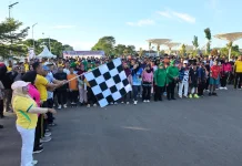 Polres Halteng Gelar Car Free Day Sambut Hari Bhayangkara