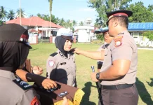 Polres Halbar Naikkan Pangkat 55 Personel Periode Juli 2026