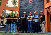 Basarnas Ternate Perkuat Kolaborasi lewat Latihan Rappelling Bersama Mitra