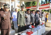 Bupati Ikram Ajak Perkuat Sinergi pada Peringatan HUT Bhayangkara Ke-80