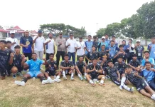 Debut Gemilang, Sepak Bola Haltim Taklukkan Taliabu di POPDA XII Malut