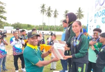 Cabor Atletik Kepulauan Sula Terima 7 Medali Dari Panitia POPDA XII