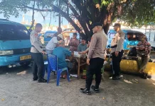 Satbinmas Polres Ternate Imbau Warga Jaga Kamtibmas Tetap Kondusif