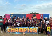 SSB Salawaku U-9 Juarai Turnamen Sepakbola Usia Dini di Tidore