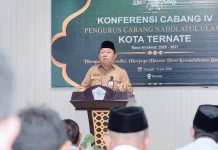 Sekda Ternate Buka Konfercab IV PCNU Perkuat Sinergi Pembangunan