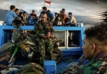 Personel Satgas TMMD Kodim Tidore Siap Bangun Desa Lolobata