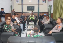 Kapolresta Tidore Jalin Sinergi Bersama Kodim Demi Stabilitas Keamanan