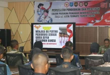 Pasi Ter Kodim Ternate Bekali Materi Ketahanan Nasional ke Calon Paskibraka 2026