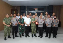 TNI-Polri di Maluku Utara Makin Solid, Kapolda Kunjungi Danrem Baabullah