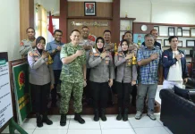 Silaturahmi Kapolres Ternate ke Kodim 1501, Tegaskan Soliditas TNI–Polri