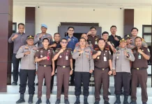 Kapolres Haltim Kunjungi Kejari dan Markas Brigif Tp 28/Bari Fola
