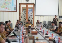 Bupati Ubaid Yakub Dorong Kepastian Hukum Lahan pada Rakor GTRA Haltim 2026