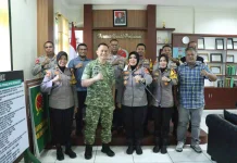 Kodim 1501/Ternate dan Polres Ternate Perkuat Sinergitas Jaga Kamtibmas