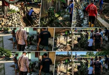 TMMD ke-129, Kodim 1505/Tidore dan Warga Bangun Drainase di Desa Lolobata