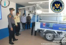 Polsek Mangoli Barat Kawal Distribusi Ratusan Porsi MBG ke Sekolah