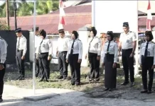 Bapas Ternate Peringati Hari Anak Nasional dengan Upacara