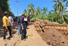 Proyek Jembatan Ake Busale Dikebut, Progres Pekerjaan Melampaui Target