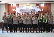 Polda Malut Gelar Kegiatan Gaktibplin di Polres Sula