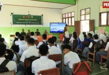 Satgas TMMD Edukasi Pelajar Haltim Bahaya Penyalahgunaan Narkoba