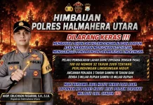 Instruksi Kapolda: Kapolres Halut Imbau Warga Cegah Kebakaran di Musim Kemarau