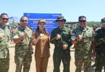Dandim Ternate Hadiri Peletakan Batu Pertama Rumah Layak Huni di Desa Domato