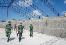 Pangdam Pattimura Tinjau Pembangunan Koperasi Merah Putih di Gebe