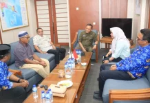 Bupati Halteng Terima Hibah Lahan Akses Jalan menuju TPU Weda