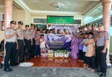 Siswa SIP Polda Malut Gelar Bakti Sosial di Panti Asuhan
