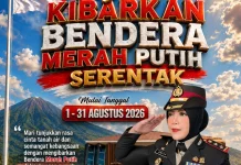 Semangat Nasionalisme, Masyarakat Ternate Diajak Kibarkan Bendera Merah Putih