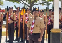 Bupati Halteng Lepas 50 Kontingen Pramuka ke Jambore Nasional XII