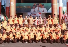 Wali Kota Ternate Lepas Kontingen Pramuka menuju Jamnas XII