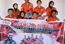 Garuda Indonesia Ternate Dukung Tim Shindoka Malut menuju Kejurnas Karate 2026