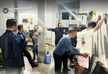 Rutan Ternate Gelar Razia Kamar Hunian, Sejumlah Barang Disita