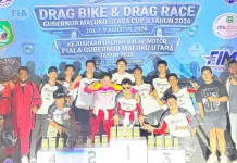 Rangga Rumondor Juara Umum Drag Race Gubernur Cup Seri II 2026