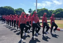 Paskibraka Tidore Matangkan Kesiapan jelang Upacara HUT RI ke-81